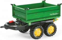 Lehajtható mega felépítménnyel rendelkező utánfutó traktorhoz