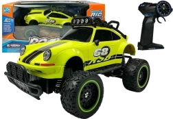 Zöld RC kétéltű autó 6,5 km/h sebességgel