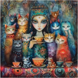 Anatolian Négyzet alakú puzzle Mágikus szemek 1024 darabbal