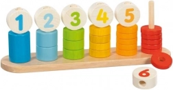 Goki fa puzzle Tanuljunk meg számolni - Arcok