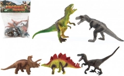 15–18 cm-es műanyag dinoszaurusz készlet, 5 db