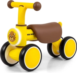 Milly Mally York gyerek futóbicikli (kismotor) sárga – 1 db