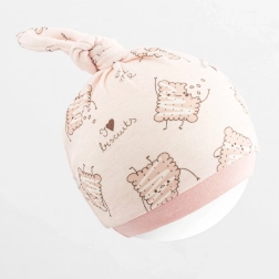 gyermek pamut sapka New Baby Biscuits rózsaszín