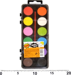 Vízfesték 12 szín ecsettel