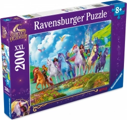 RAVENSBURGER XXL 200 darabos puzzle – UNICORN ACADEMY (Egyszarvú Akadémia)