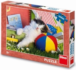 Puzzle Pihenő cica 100 XL darab