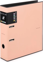 A4-es karos iratrendező 7 cm PASTELINI, barack színű