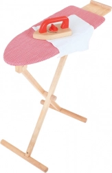 Fa vasalódeszka és vasaló gyerekeknek