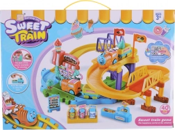 Színes elemes vonatkészlet