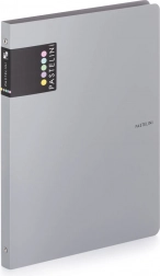 PASTELINI A4 gyűrűskönyv, szürke