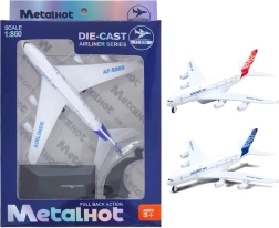 Fém repülőgépmodell Airliner MetalHot 1:860 visszahúzós meghajtással