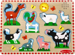 Fa puzzle - Farm állatok