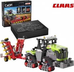 CaDA építőkészlet CLAAS XERION 5000 TRAC TS lánctalpas traktor 1:32 (1336 elem)