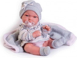 Élethű baba újszülött teljes vinil testtel 33 cm ANTONIO JUAN