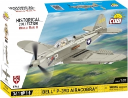Bell P-39D Airacobra Vadászgép Építkezési Modell 361 Darabból