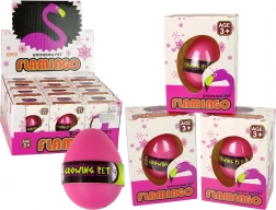 Növő flamingótojás 6cm rózsaszín