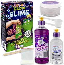 TUBAN slime készlet XL – világít a sötétben