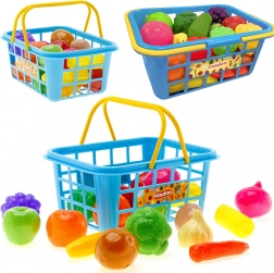 Műanyag bevásárlókosár gyümölcsökkel és zöldségekkel CASDON 21 cm