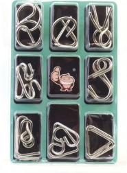 Fém fejtörő – 3 darabos logikai rejtvénysor gyerekeknek és felnőtteknek