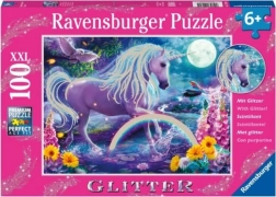 Ravensburger kirakó csillogó egyszarvúval 100 darabos