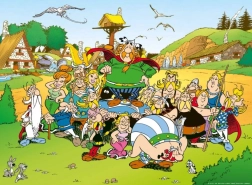 Ravensburger puzzle Asterix és Obelix – falu 500 darab