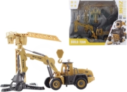 Csavarozható játék készlet daruval, elemes