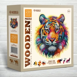 Fa puzzle – Szelíd tigris, 250 darab