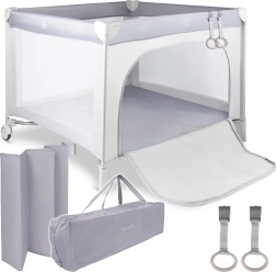 Zoni utazó gyerek járóka, szürke