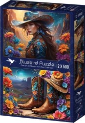 Puzzle Farmárka és Cipők 2x500 darab