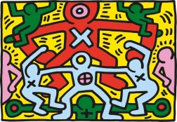 1000 darabos puzzle Keith Haring 3 – CLEMENTONI Novo Art Series