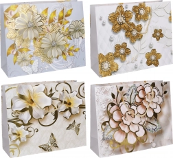 M méretű ajándéktáska egész éves mintával