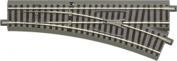 Roco geoLINE egyszerű jobb váltó ágyazattal H0