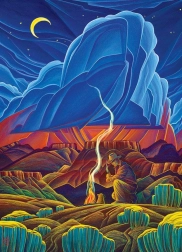 Puzzle Egész éjjel 1000 darab Cobble Hill