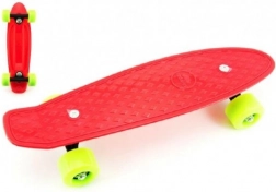 Pennyboard 43 cm fém tengelyekkel, teherbírás 60 kg – Piros