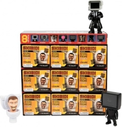 Rejtélyes Skibidi WC figurák - Kijelző 9 db