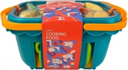 Szeletelhető ételek kosárban – sötétzöld