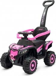 Baby Mix Ruggy elektromos futóbicikli vezetőrúddal, baby pink