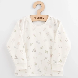 Gyerek hosszú ujjú pamut póló new baby kindergarten virágok 116 (5–6 év)