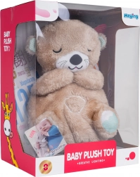 Interaktív plüss vidra babáknak fénnyel és hangokkal