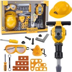 Gyermek játék készlet szerszámokkal és pneumatikus kalapáccsal