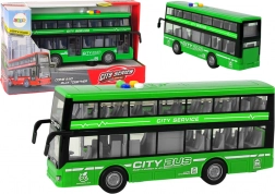 Kétszintes autóbusz fényekkel és hangokkal 1:16 – Zöld