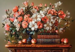 Puzzle Virágos este 1000 darabos CASTORLAND