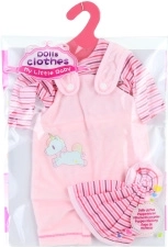 Ruhácska babának 40–45 cm – poliészterből készült ruha