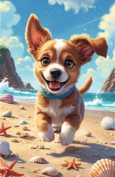 Puzzle Treflíkek Kiskutya 54 darabos