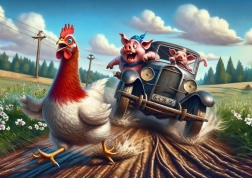 Puzzle ART Menekülés 200 darabos