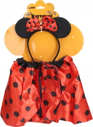 Pöttyös piros egér jelmezszett