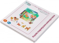 Mágneses puzzle könyvecske - Erdő állatai