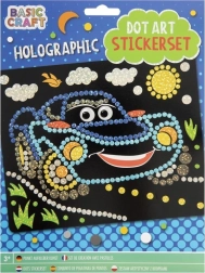 Mozaikos holografikus autó kép 22 × 18 cm