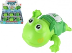 Felhúzható műanyag fürdőbéka 10 cm