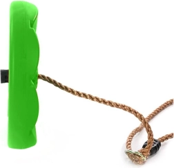 Kerti gyerekhinta virág alakú ülőkével és kötéllel – Zöld